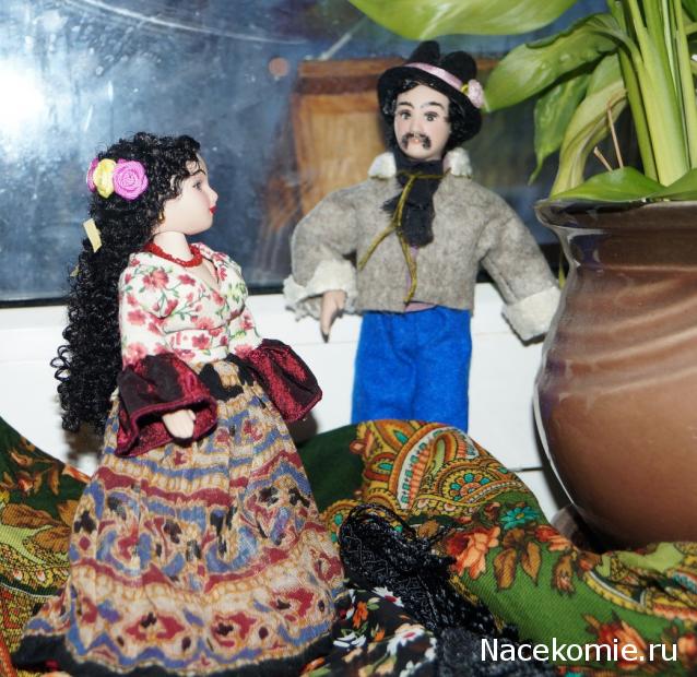 Куклы в народных костюмах №67 Кукла в цыганском девичьем костюме