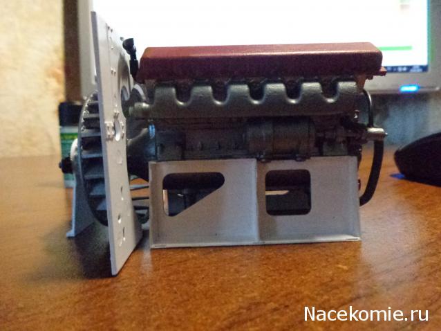 Танк Т-34 - Сборка силового агрегата