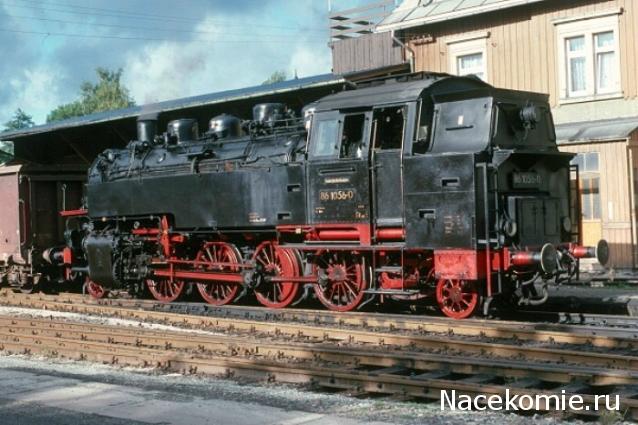 Паровоз-танк Dampflokomotive BR86 масштаб 1:35
