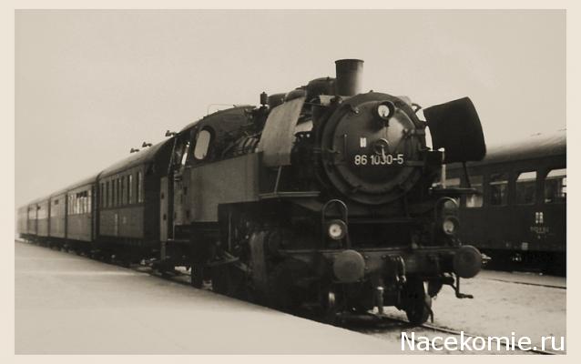 Паровоз-танк Dampflokomotive BR86 масштаб 1:35