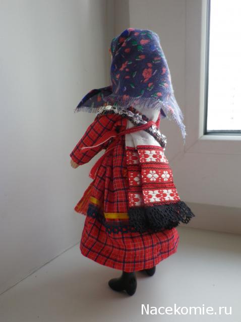 Куклы в народных костюмах №65 Кукла в удмуртском женском костюме