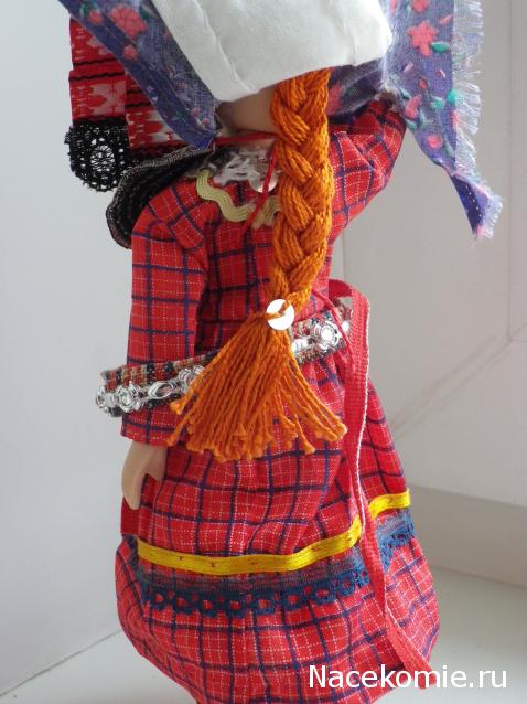 Куклы в народных костюмах №65 Кукла в удмуртском женском костюме