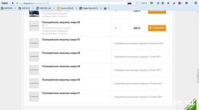 Полицейские Машины Мира - График выхода и обсуждение