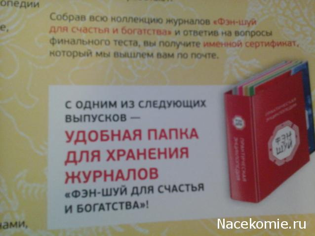 Фен-Шуй в нашей жизни - ДеАгостини - тест