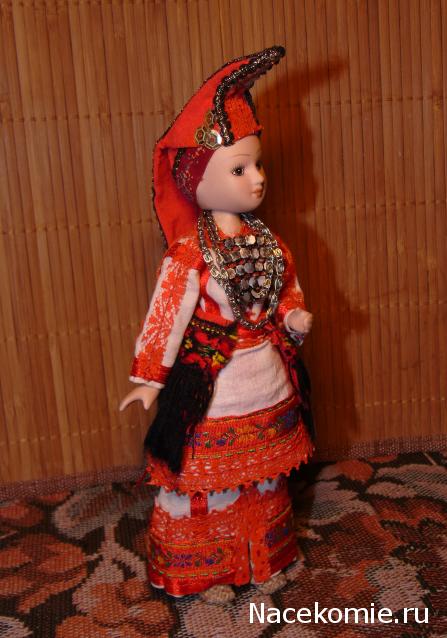 Куклы в народных костюмах №59 Кукла в мордовском летнем костюме