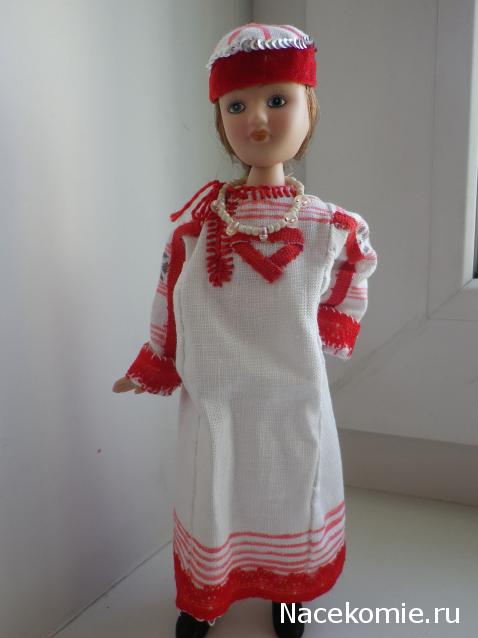 Куклы в народных костюмах №65 Кукла в удмуртском женском костюме