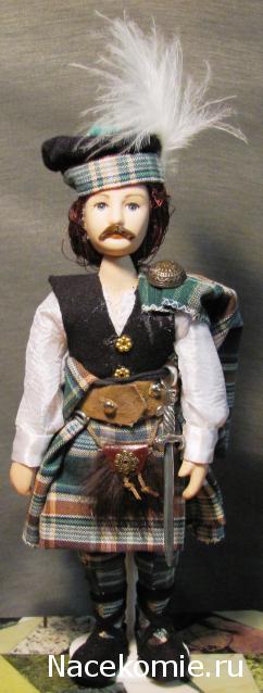 Куклы в Костюмах Народов Мира №30 Великобритания - Шотландия