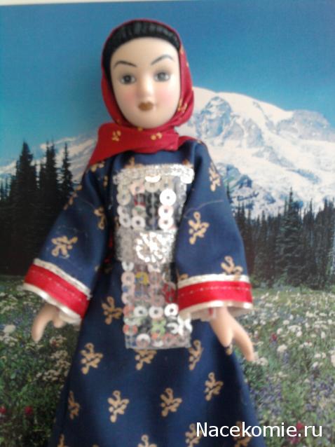Куклы в народных костюмах №81 Кукла в лезгинском женском костюме