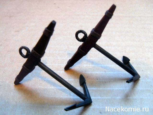 Собери Чёрную Жемчужину. Сборка: внешние элементы корпуса