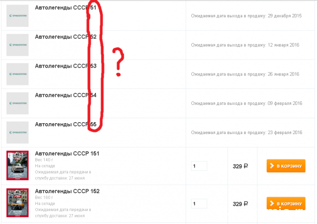 Автолегенды СССР - График выхода и обсуждение