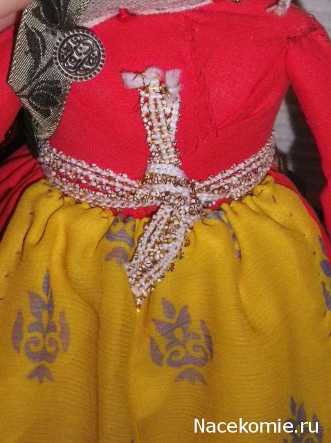 Куклы в народных костюмах №65 Кукла в удмуртском женском костюме