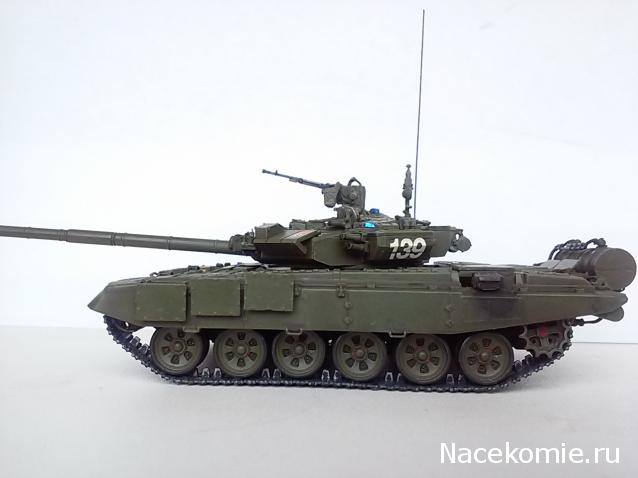 Звезда, Т-90А 1/72, "сборка без клея".