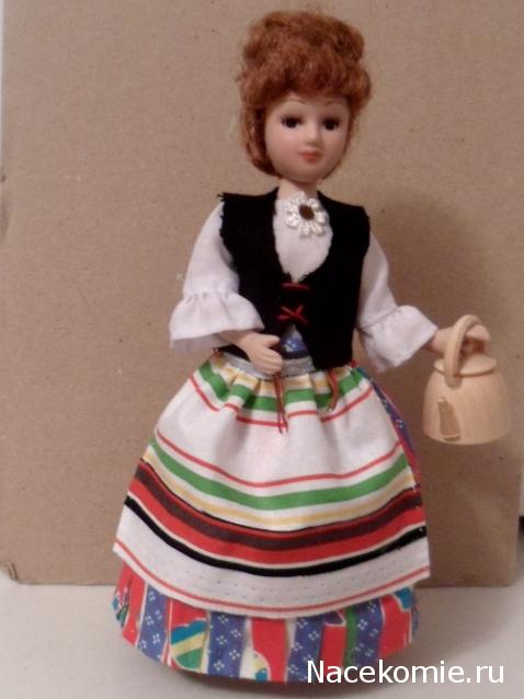 Куклы в народных костюмах №79 Кукла в финском женском костюме