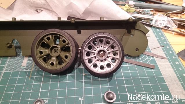 Танк Т-34 - Сборка ходовой части