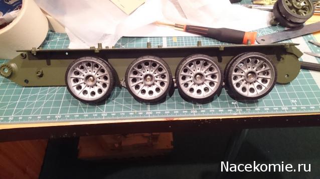 Танк Т-34 - Сборка ходовой части