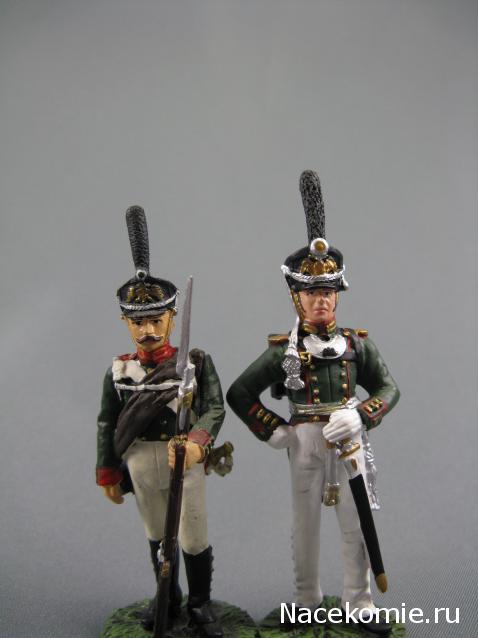Наполеоновские войны №103 Офицер лейб-гвардии Финляндского полка, 1812г.