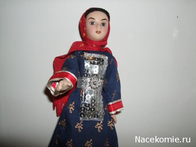 Куклы в народных костюмах №81 Кукла в лезгинском женском костюме