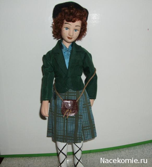 Куклы в Костюмах Народов Мира №30 Великобритания - Шотландия