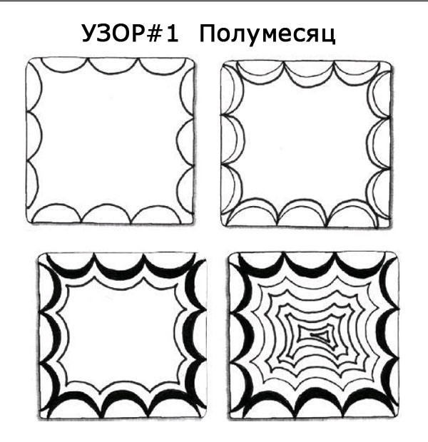 Школа ZIA. Пошаговые уроки зентангла