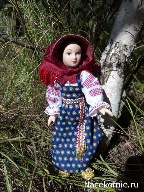 Куклы в народных костюмах №91 Кукла в коми-пермяцком женском костюме