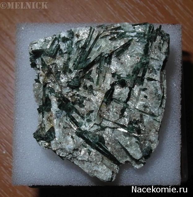 Минералы Сокровища Земли №100 - Актинолит