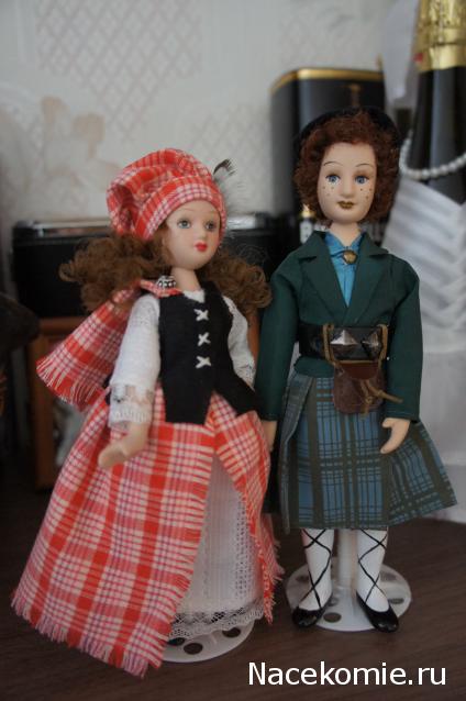 Куклы в Костюмах Народов Мира №30 Великобритания - Шотландия