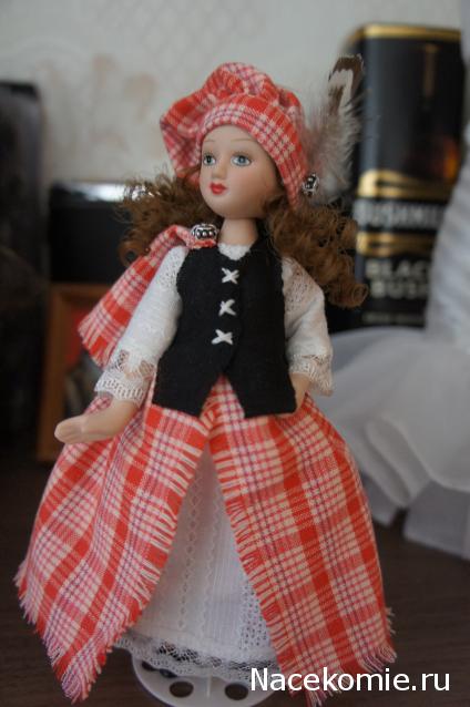 Куклы в Костюмах Народов Мира №30 Великобритания - Шотландия