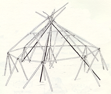 Куклы в народных костюмах №51 Кукла в чукотском зимнем костюме