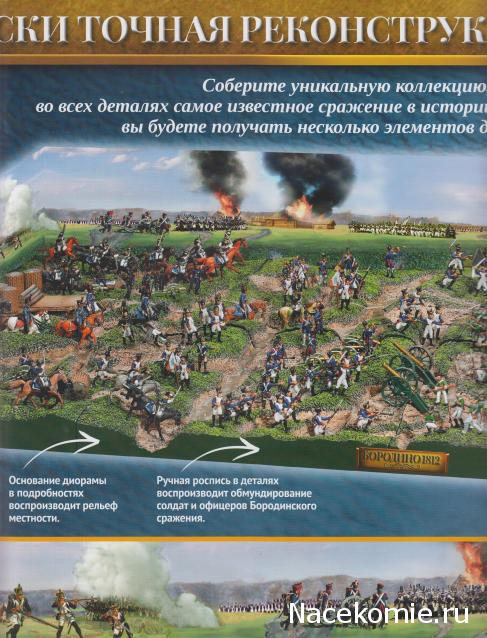 Историческая диорама "Бородино 1812" - Ашет - тест