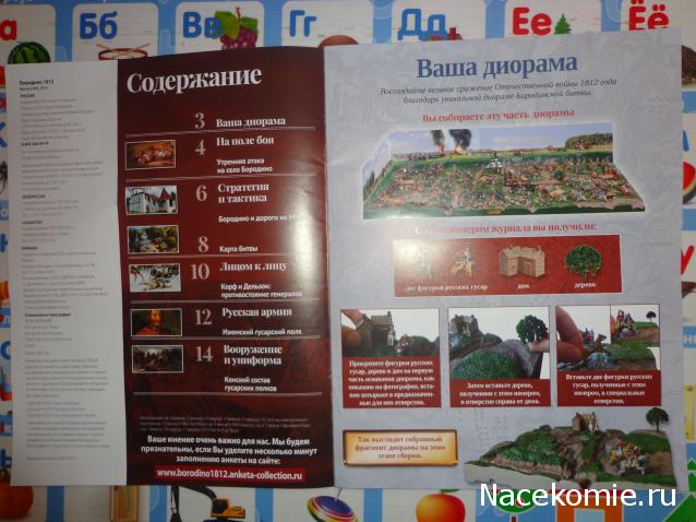 Историческая диорама "Бородино 1812" - Ашет - тест