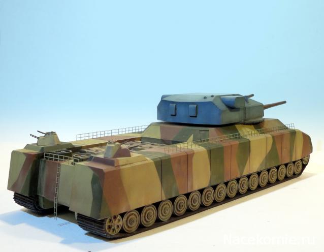 Landkreuzer P1000 Ratte & Panzer VIII Maus 1:144
