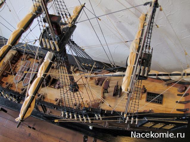 Собери Чёрную Жемчужину. Рангоут и такелаж.