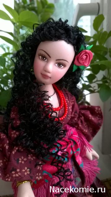 Куклы в народных костюмах №67 Кукла в цыганском девичьем костюме