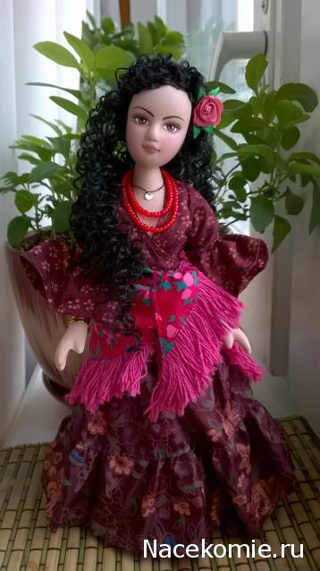 Куклы в народных костюмах №67 Кукла в цыганском девичьем костюме