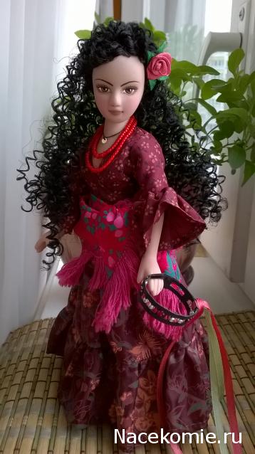 Куклы в народных костюмах №67 Кукла в цыганском девичьем костюме