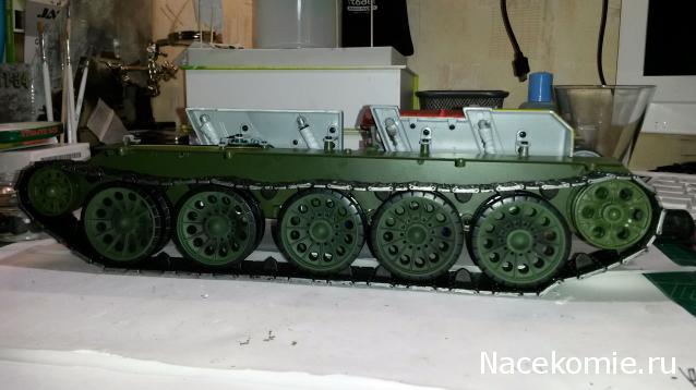 Танк Т-34 - Сборка ходовой части