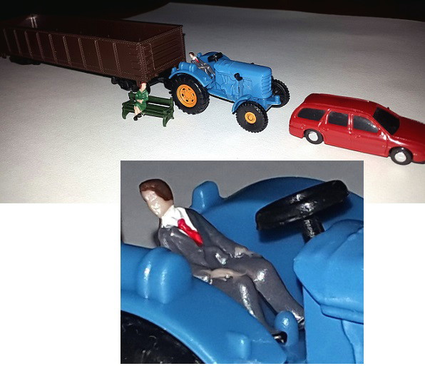 Железная Дорога в Миниатюре №64 - Трактор