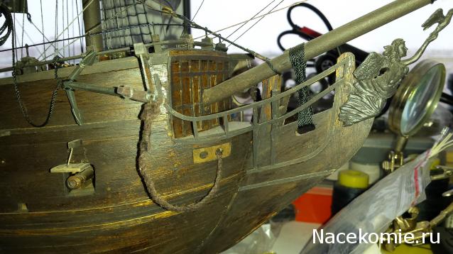 Собери Чёрную Жемчужину. Рангоут и такелаж.