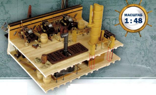 Двенадцать Апостолов - Фрагмент орудийной палубы (№№121-150)