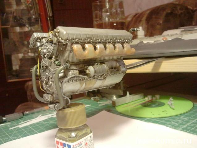 Танк Т-34 - Сборка силового агрегата