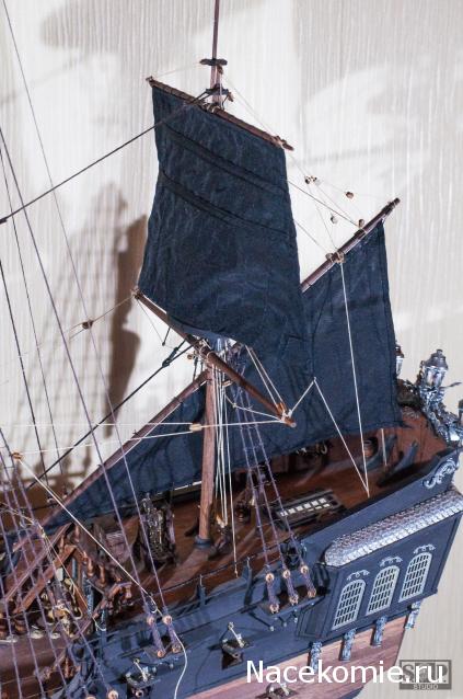 Собери Чёрную Жемчужину. Рангоут и такелаж.