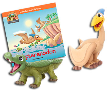 Вложения в испанский вариант журнала: "Динозавры и Мир Юрского Периода"