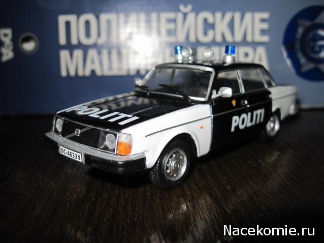 Полицейские Машины Мира №73 - Volvo 244