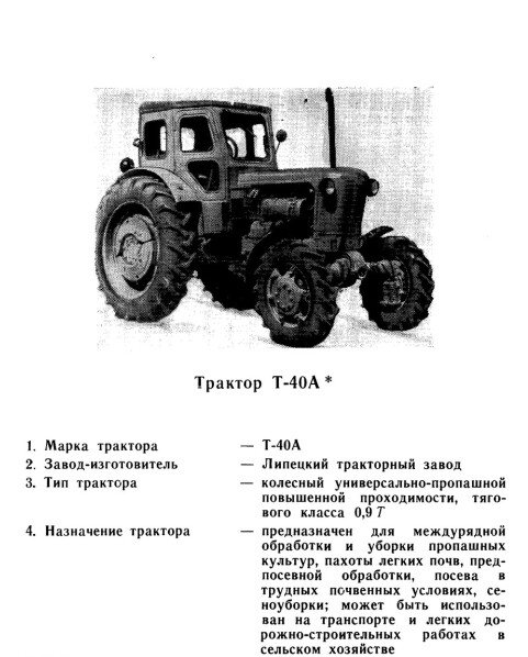 Тракторы №25 - Т-40А