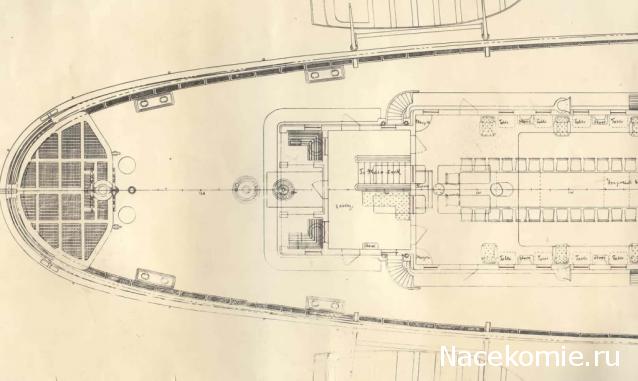 Императорская яхта "Штандарт" - Чертежи и фото оригинала