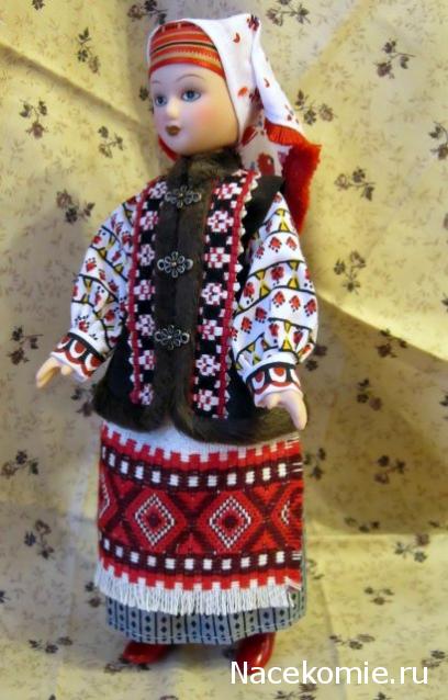 Куклы в народных костюмах №74 Кукла в женском костюме Львовской губернии