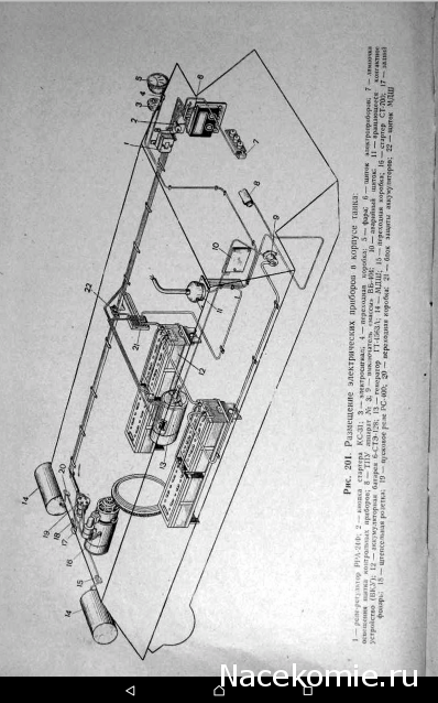 Танк Т-34 - Электрика и проводка