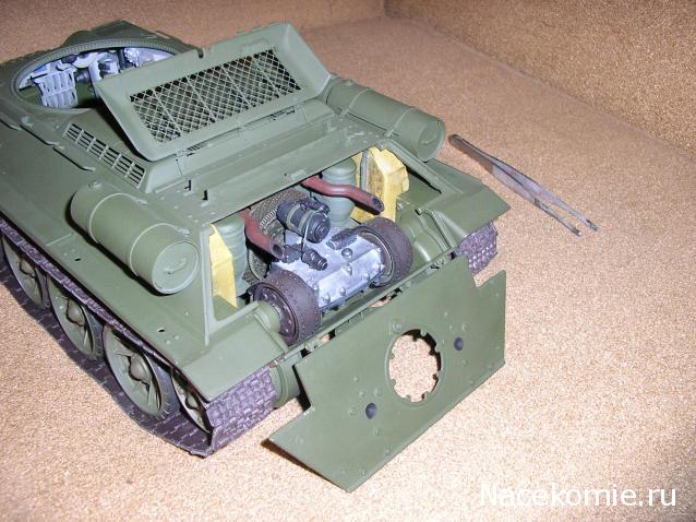 Танк Т-34 - Фотоотчёты по сборке модели