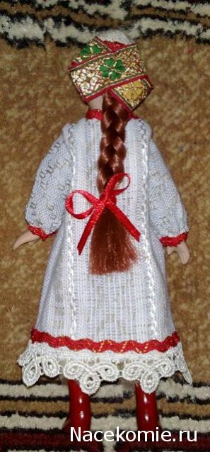 Куклы в народных костюмах №1 Кукла в зимнем костюме Московской губернии