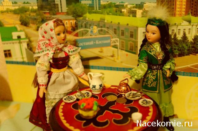 Куклы в народных костюмах №28 Кукла в казахском праздничном костюме